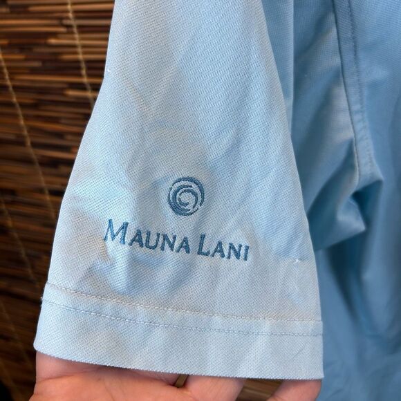 Straight Down Medium (M) Polo Floral Hawaiian Muana Lani - Picture 4 of 5